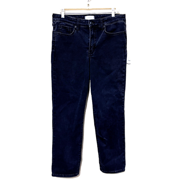 Crown & Ivy Black Jeans Womens 12 Denim Straight leg - Picture 1 of 7